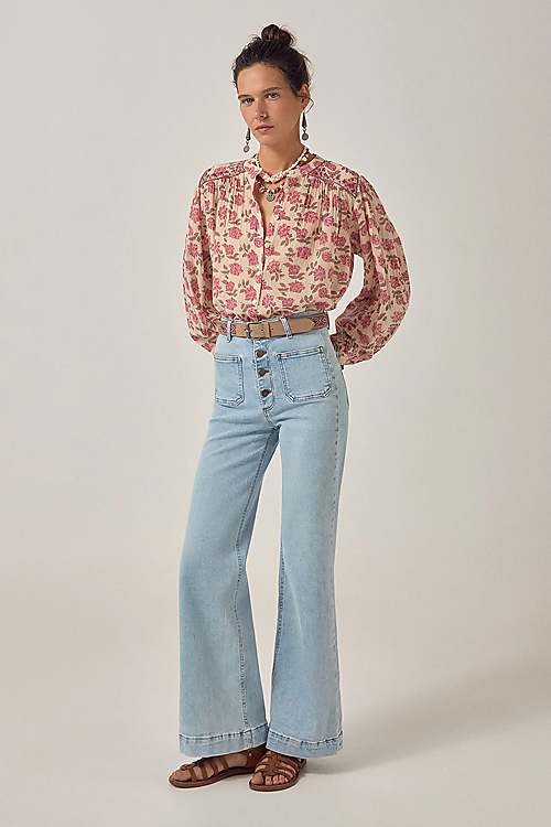 Bluse Rosen Lennox - Rosa