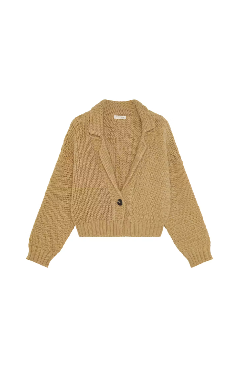Cardigan Normandie Elsa - Cognac