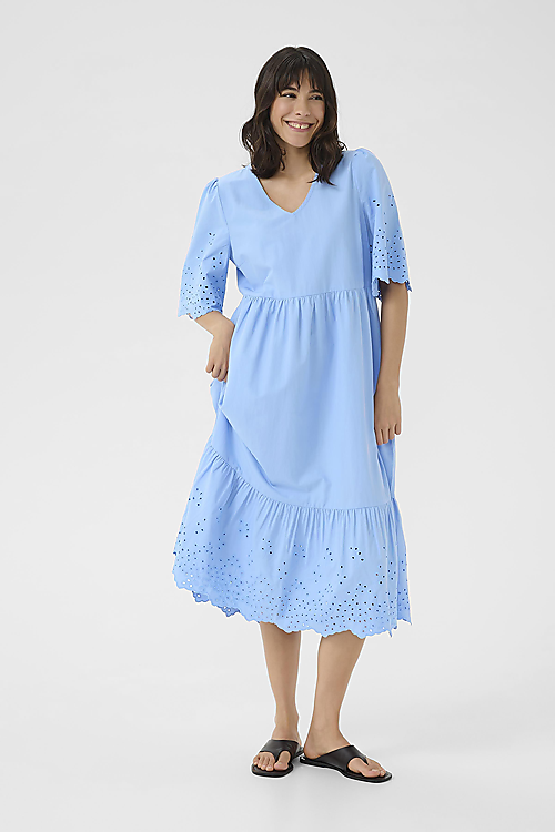 Midi Kleid - Blau