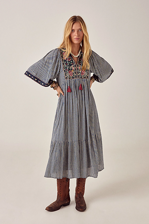 Kleid Augusta - Navyblau