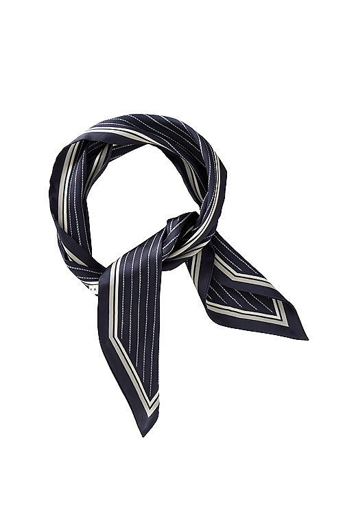 Foulard gestreift - Blau