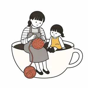 kukka@週1カフェをする編み物作家