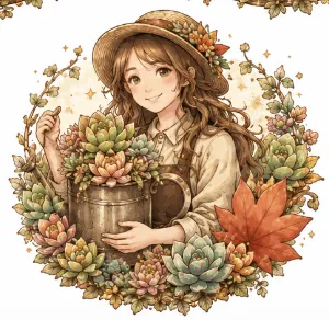 はな＊Maple＊小さな多肉の庭