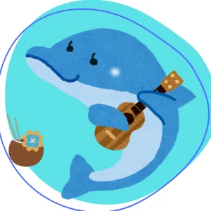 美ら海のイルカ＠