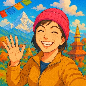 にじ🌈ネパール🇳🇵雑貨と花豆販売