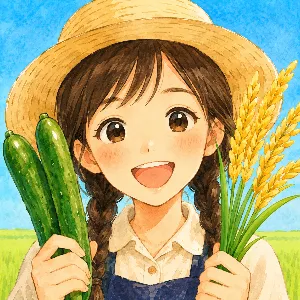 らいか@きゅうり米農家｜AI×BGM