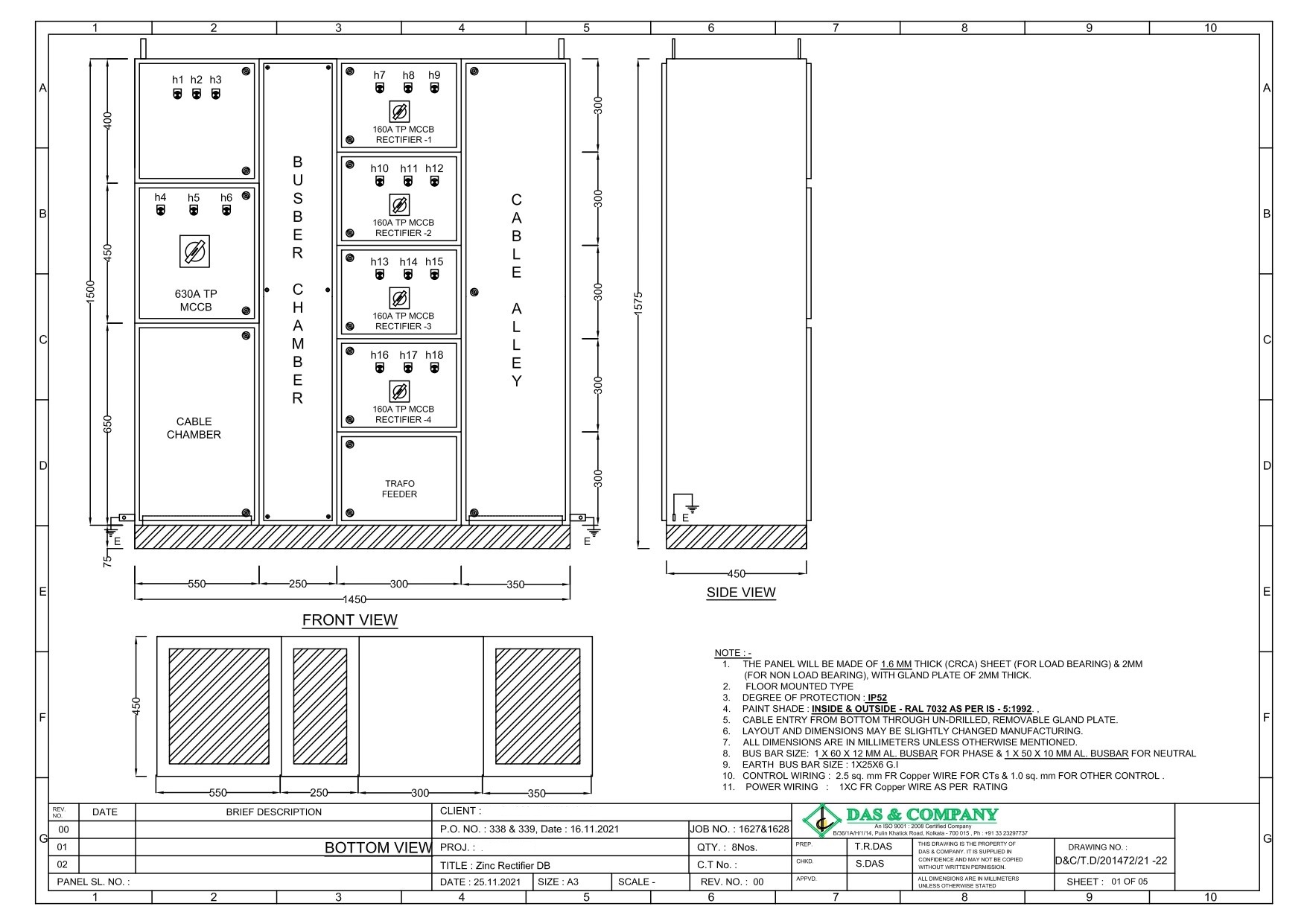 electrical panel drawing