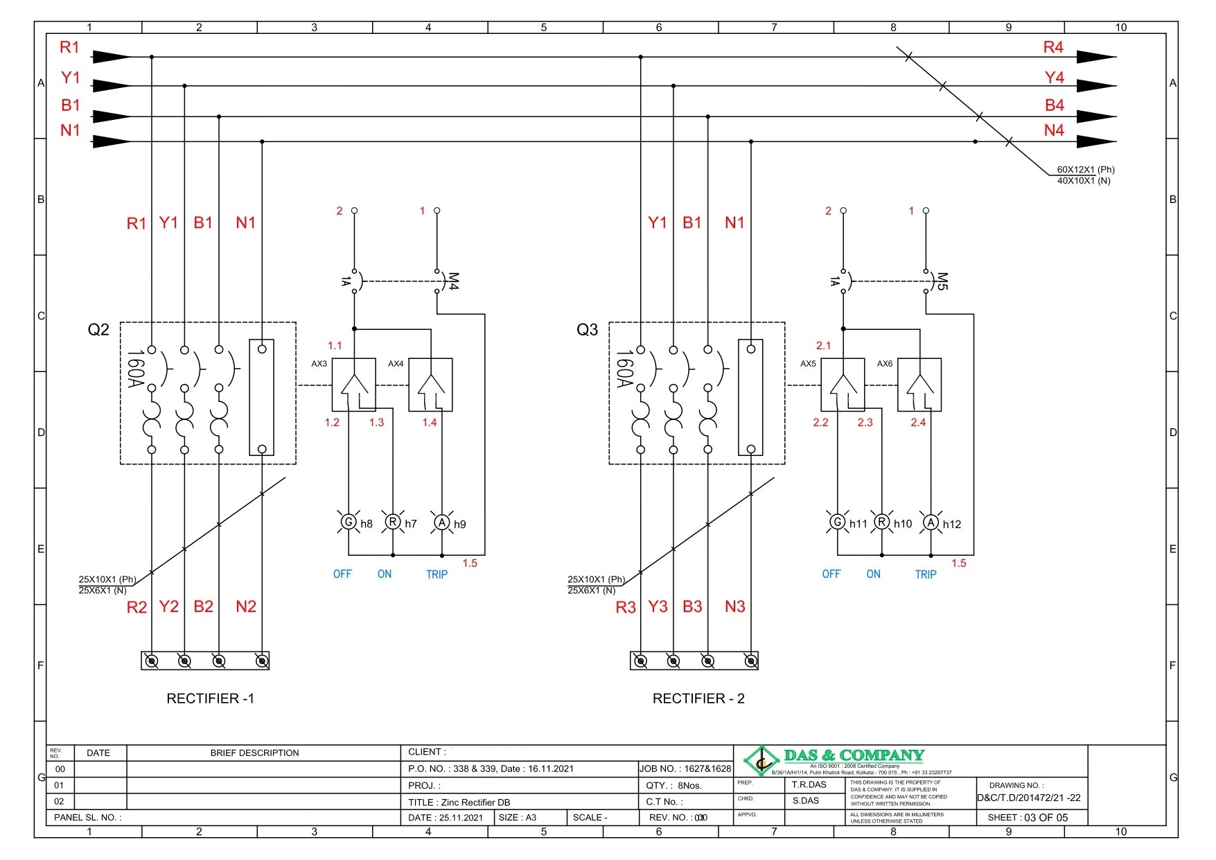 electrical panel drawing