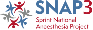 Sprint National Anaesthesia Project (SNAP-3)