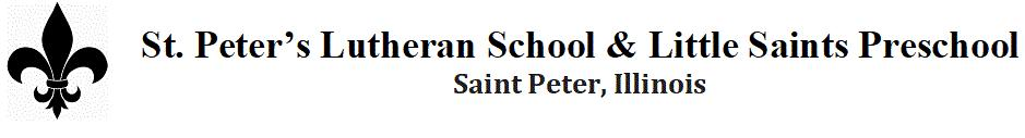 St. Peter's Lutheran School