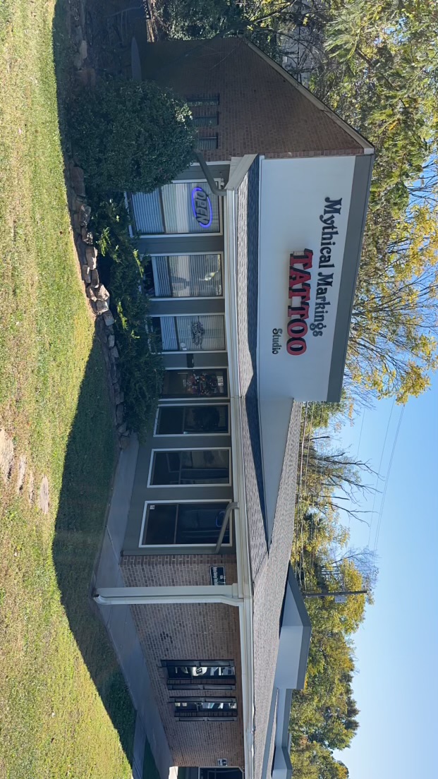 Mythical Markings Tattoo Studio home page