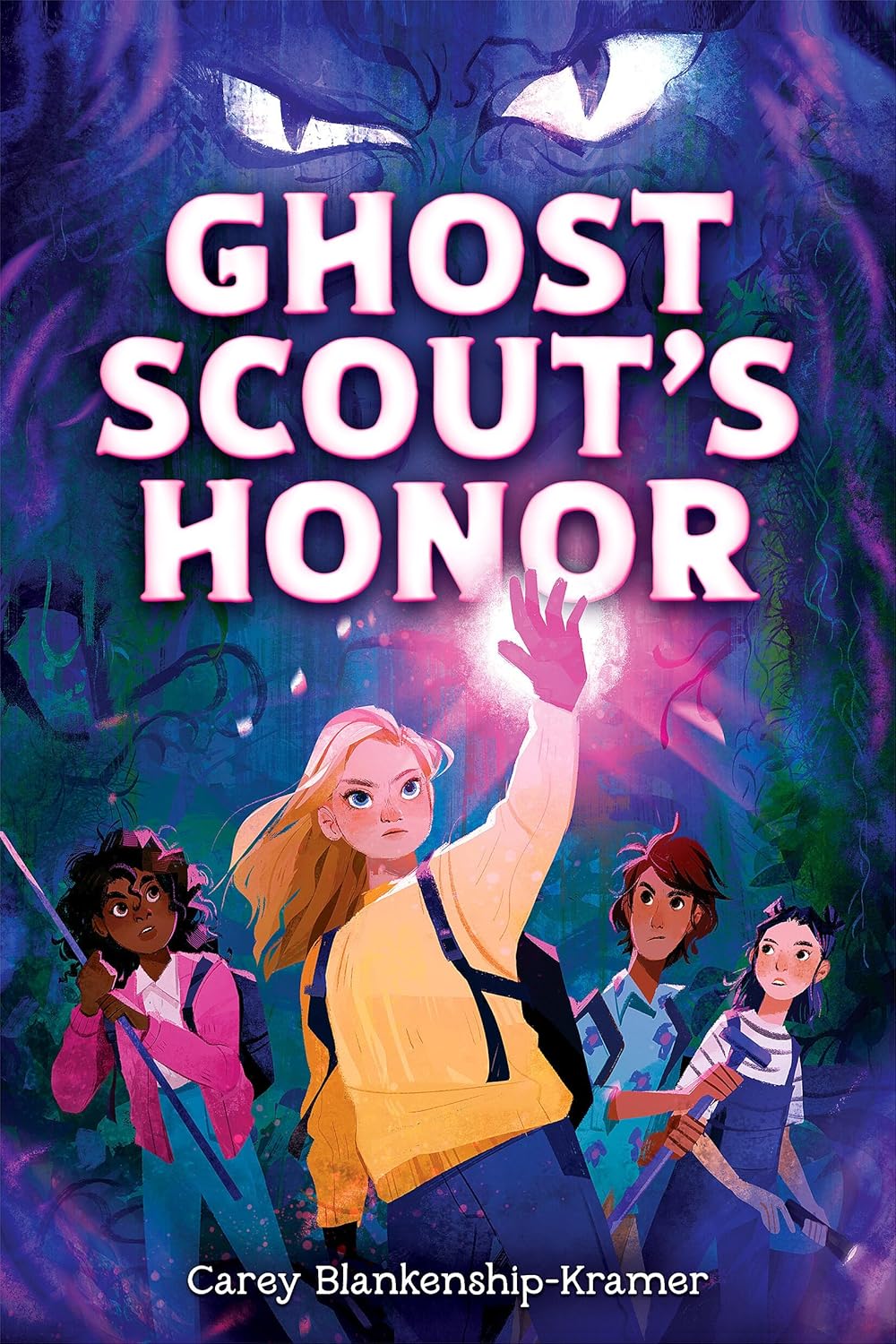 Cover of the book, Ghost Scouts Honor, children’s author, Carey Blankenship-Kramer.