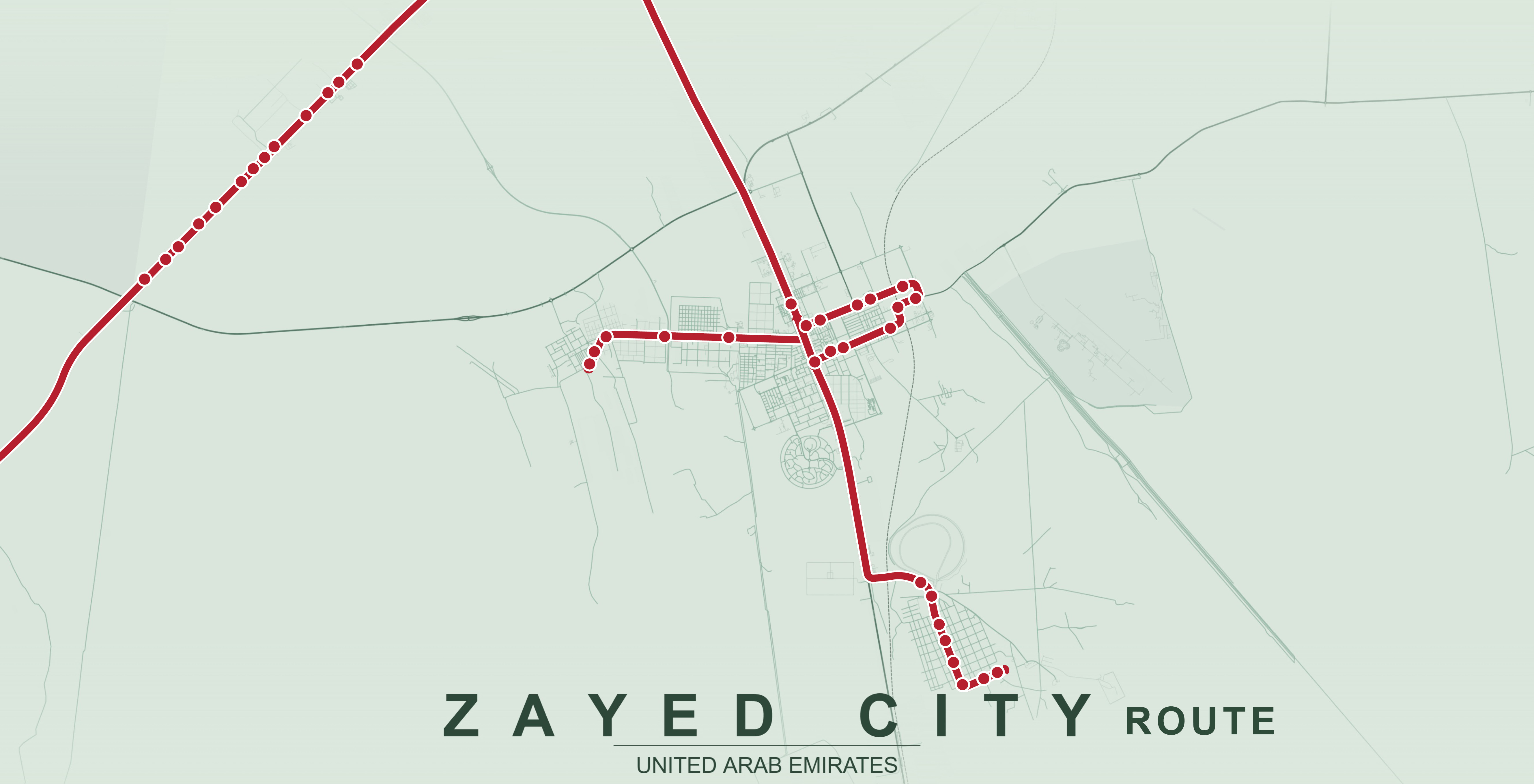 BUS ROUTES IN ABU DHABI