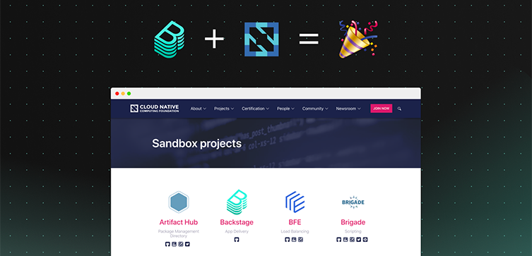 Cloud Native Computing Foundation Accepts Backstage