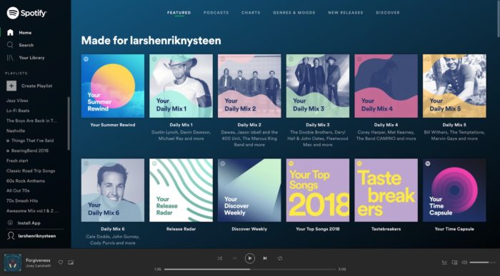 Spotify launches new interface for web player and desktop app