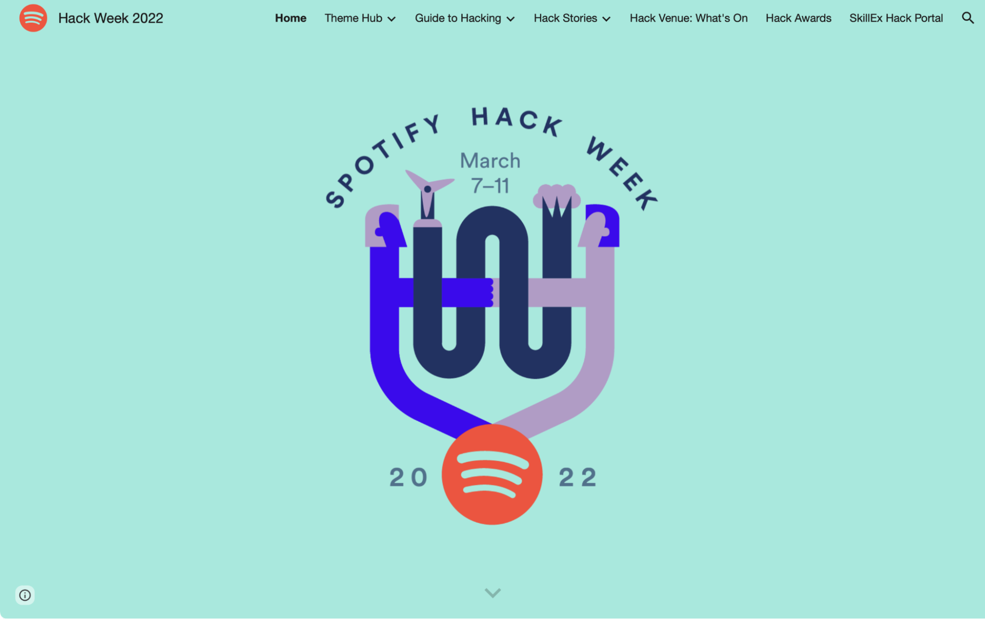 ![Spotify Hack Week, March 7–11, 2022: Making the Planet Cooler](spotify-hack-week-2022.png)