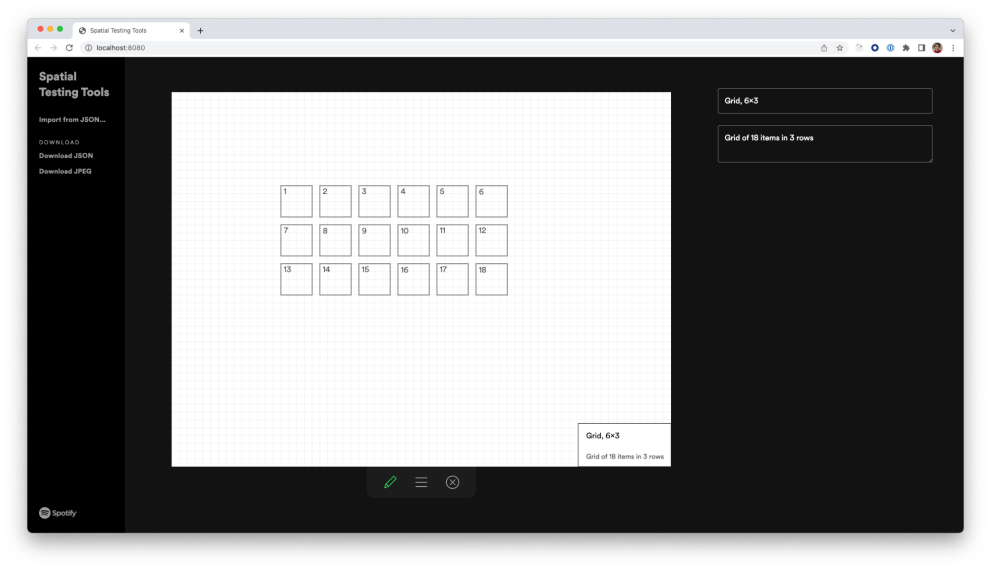 Our tooling for creating a JSON representation of a view to be unit tested.