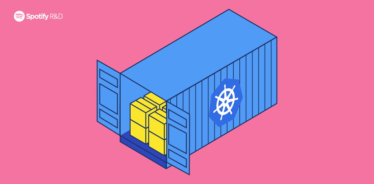 Analyzing Volatile Memory header image with Kubernetes shipping container and storage boxes inside.