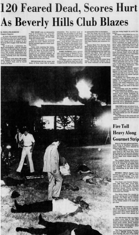 1977 - The Beverly Hills Supper Club fire