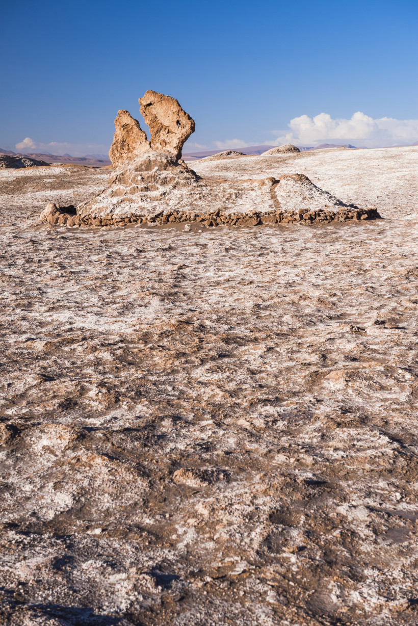 The Valley of the Moon in the Atacama Desert. Known for its