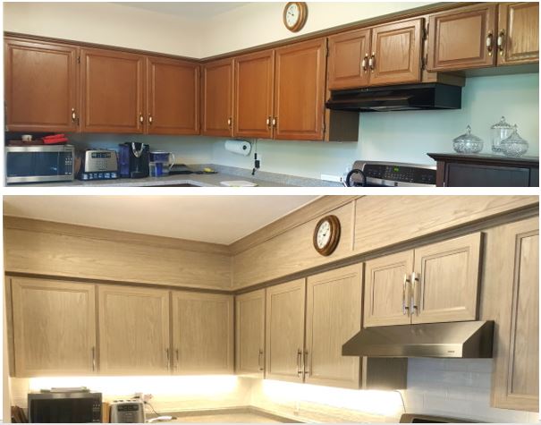 Cabinet Refacing Plus Modifications, Can You Change The Colour Of Kitchen Cabinets