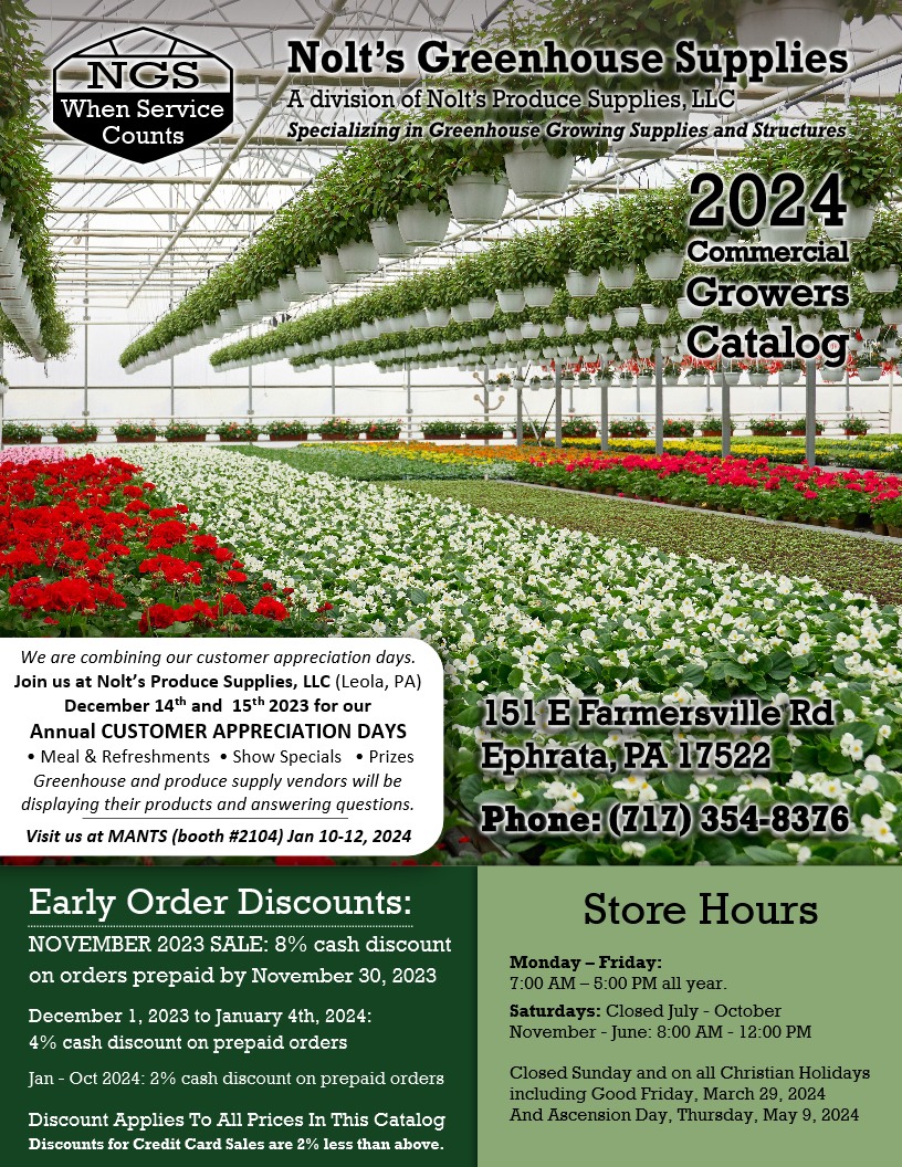 NOLT'S GREENHOUSE SUPPLIES - 151 E Farmersville Rd, Ephrata, Pennsylvania -  Nurseries & Gardening - Phone Number - Yelp