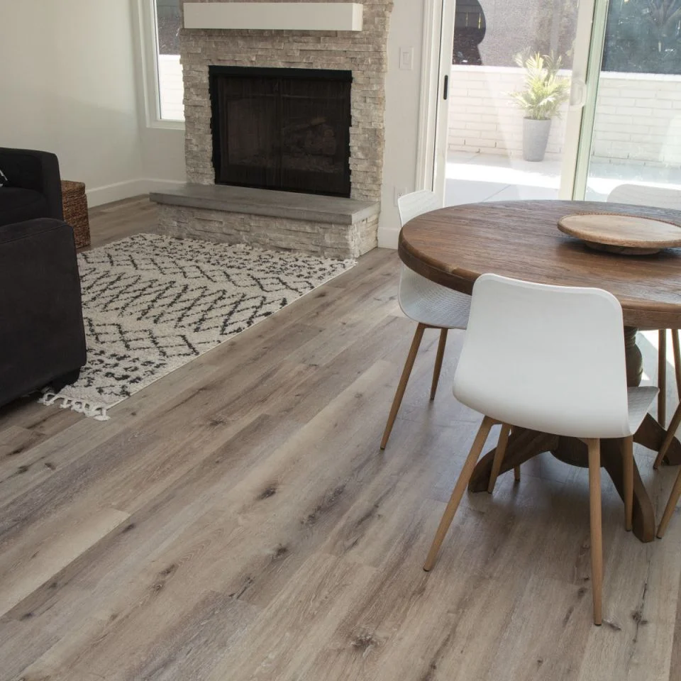 Cali Vinyl Pro Classic Gray Ash 7.12 in. W x 48 in. L Waterproof Luxury Vinyl Plank Flooring (23.77 Sq. ft)