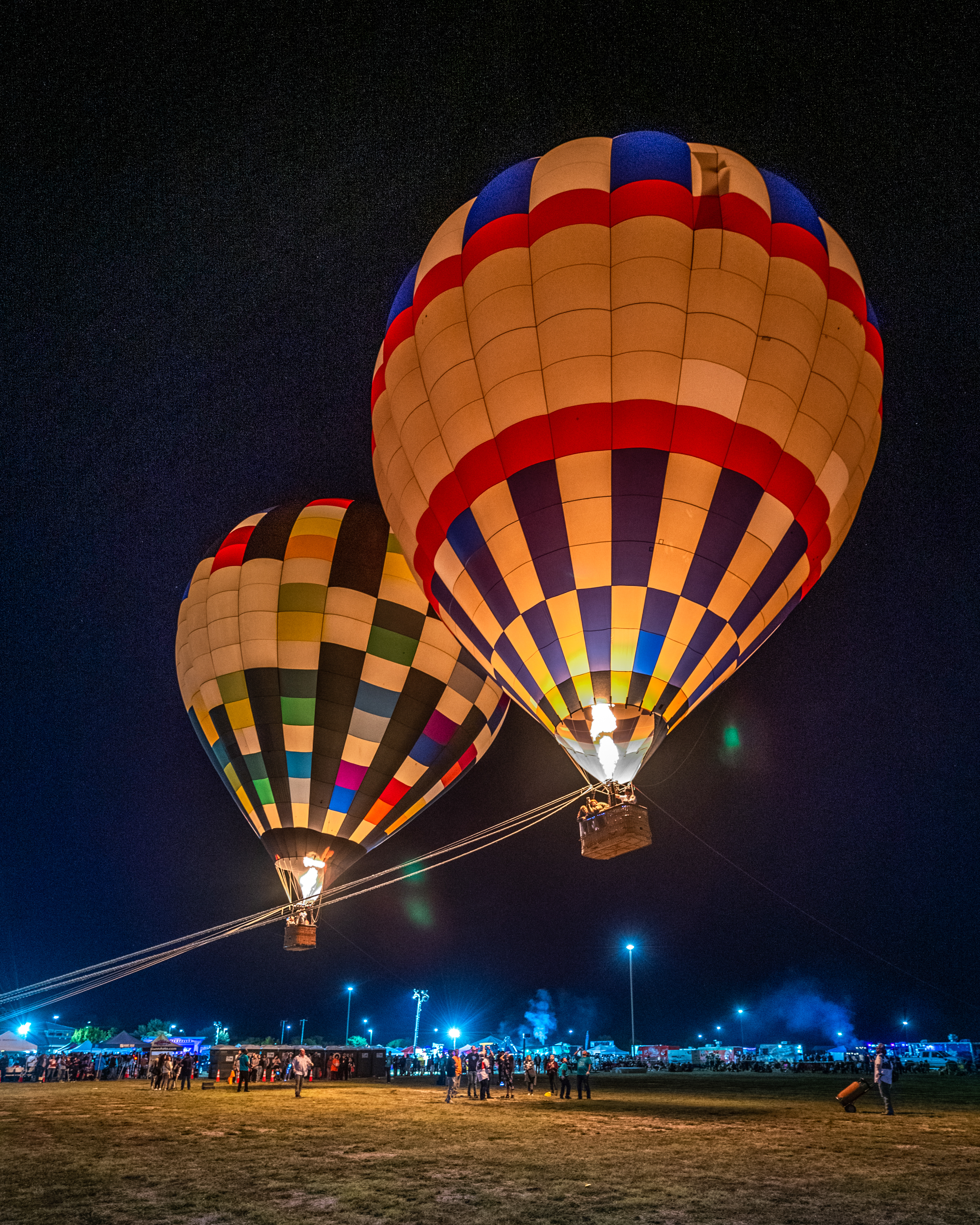 Tethered hot air balloon online
