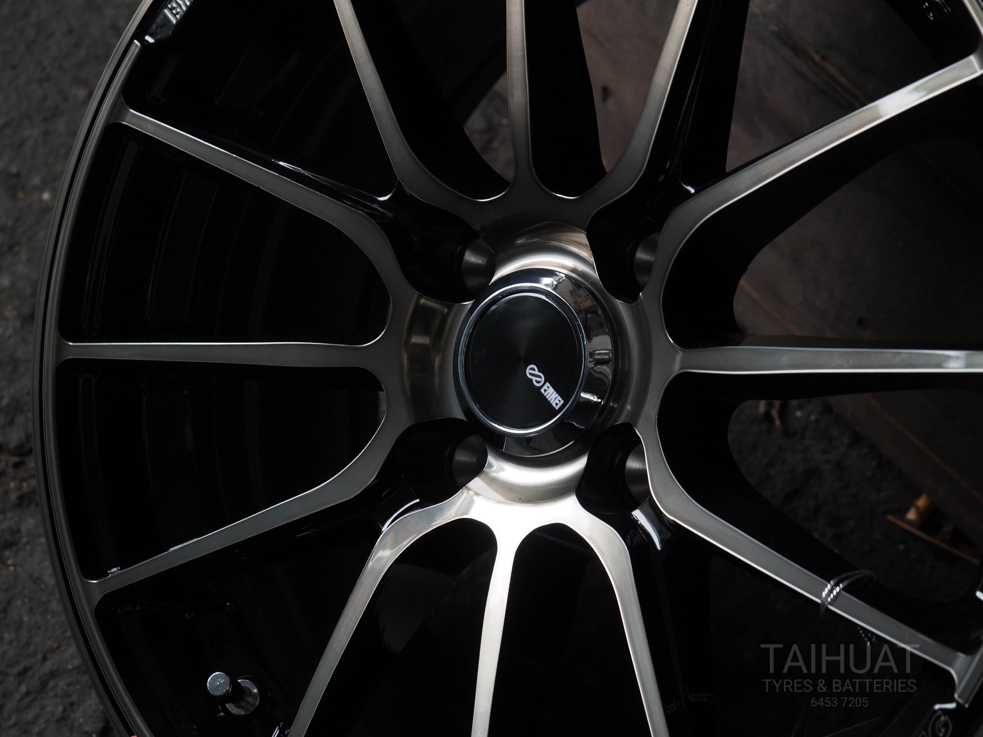 smoked black enkei rims