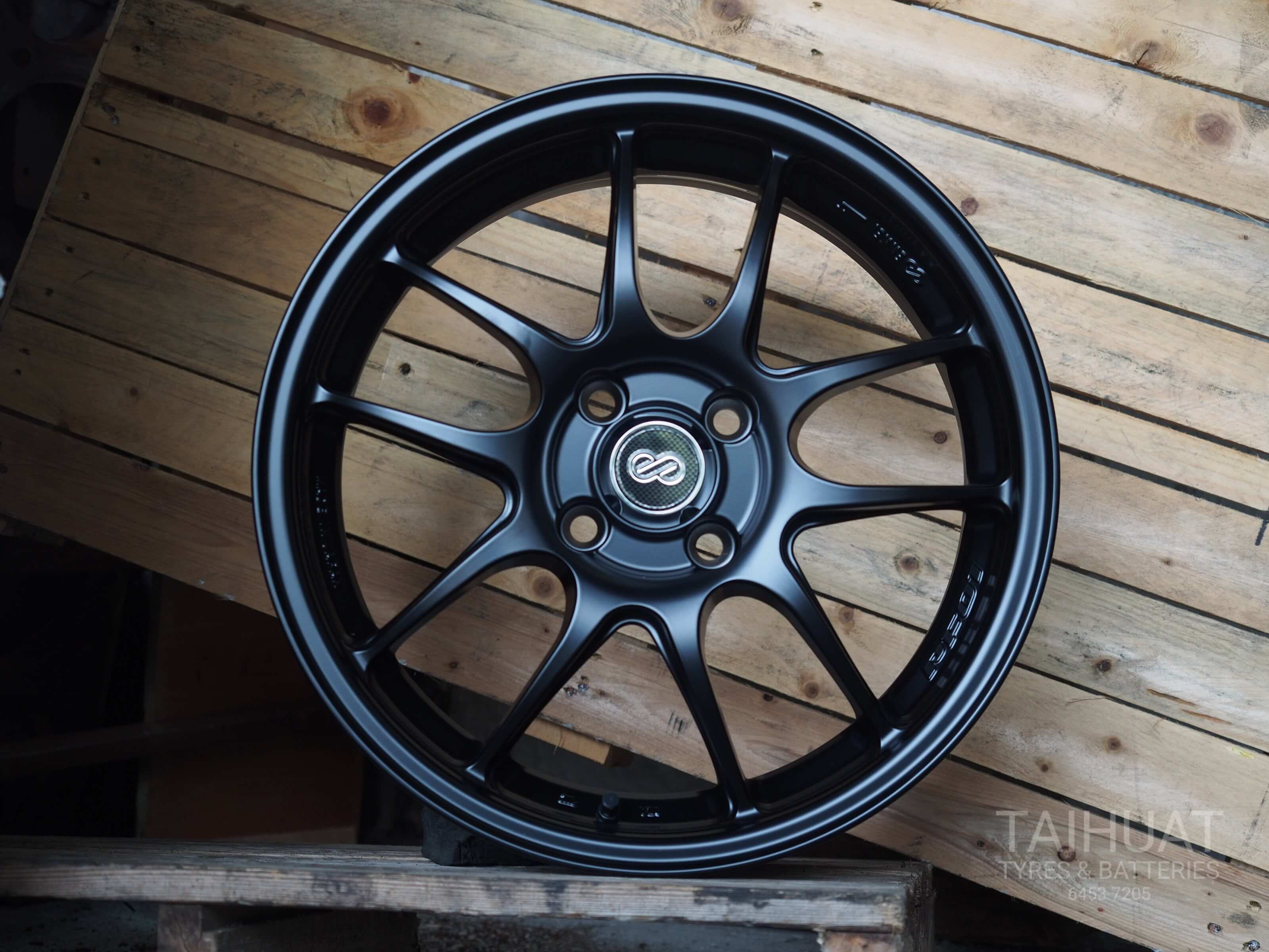 ENKEI PF01 15×5J 45 マットブラック 楽天市場】ENKEI エンケイ PF01 マットブラック 15インチ 4H100
