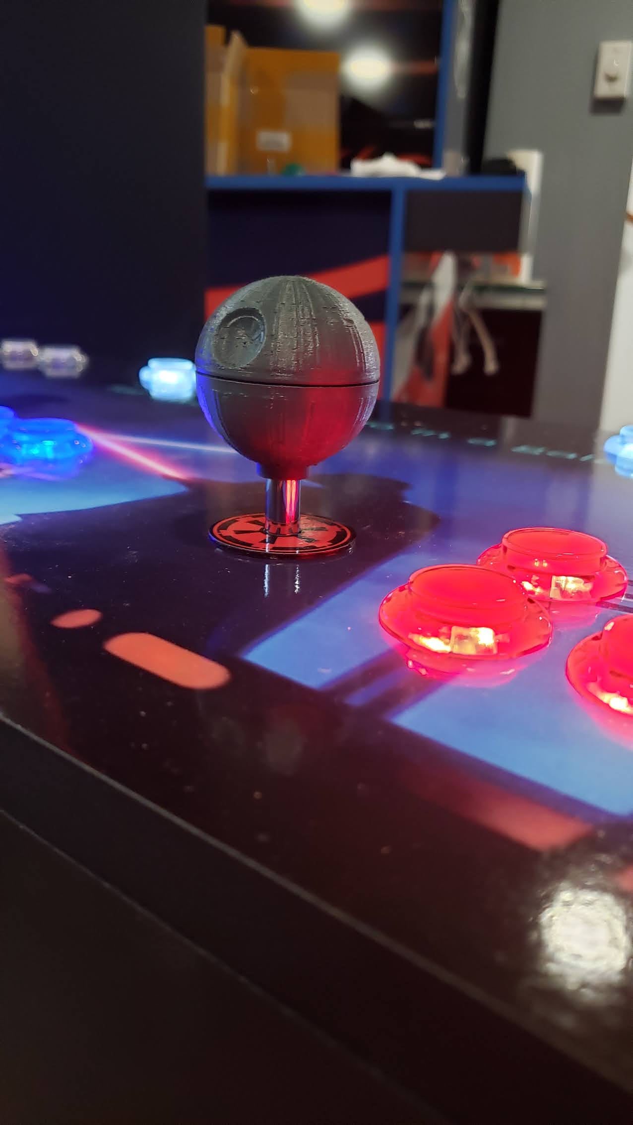 Custom arcade ball tops