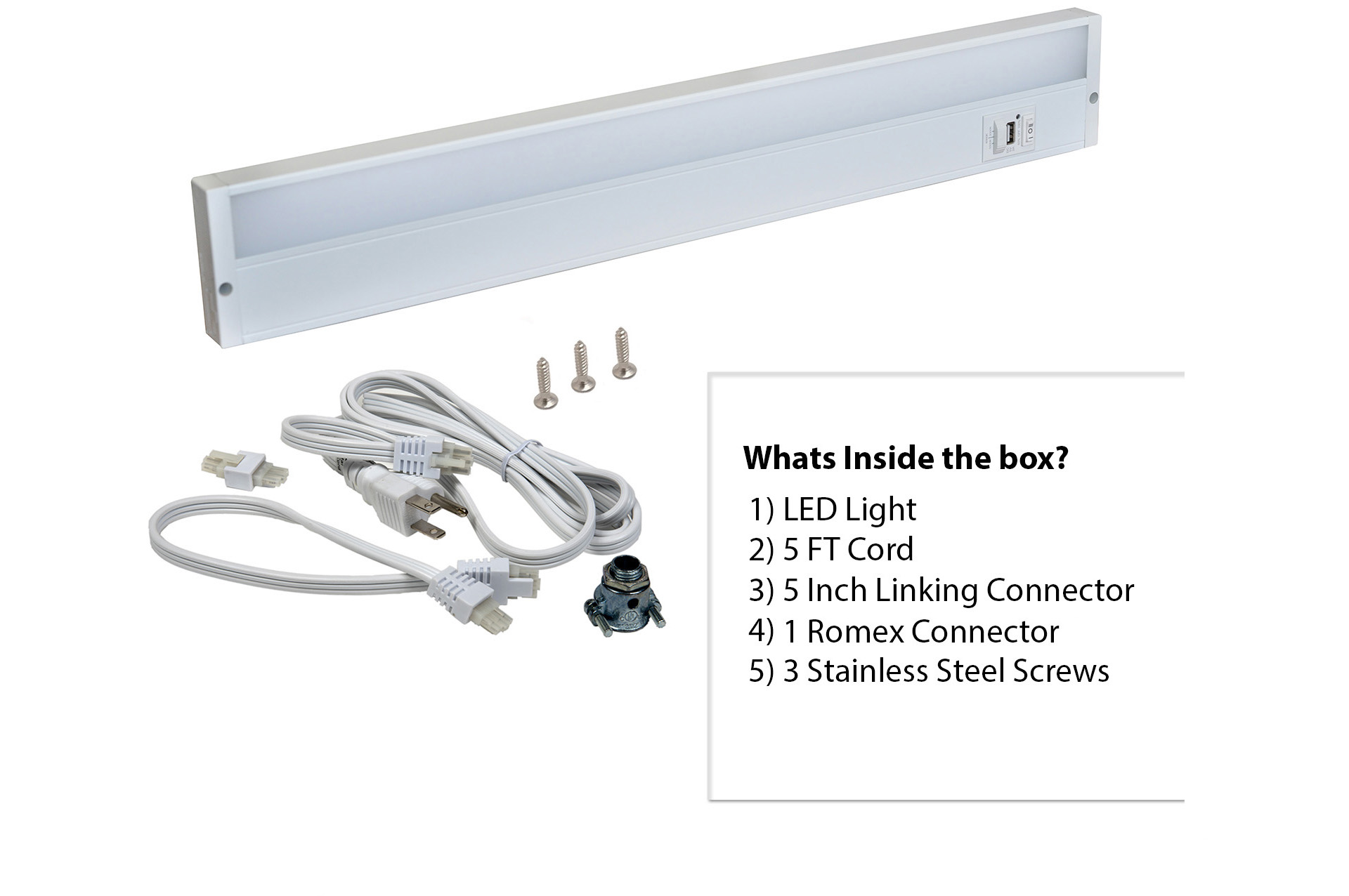 unico ライト Vidalite Parry 1-Light Black Integrated LED Spotlight w