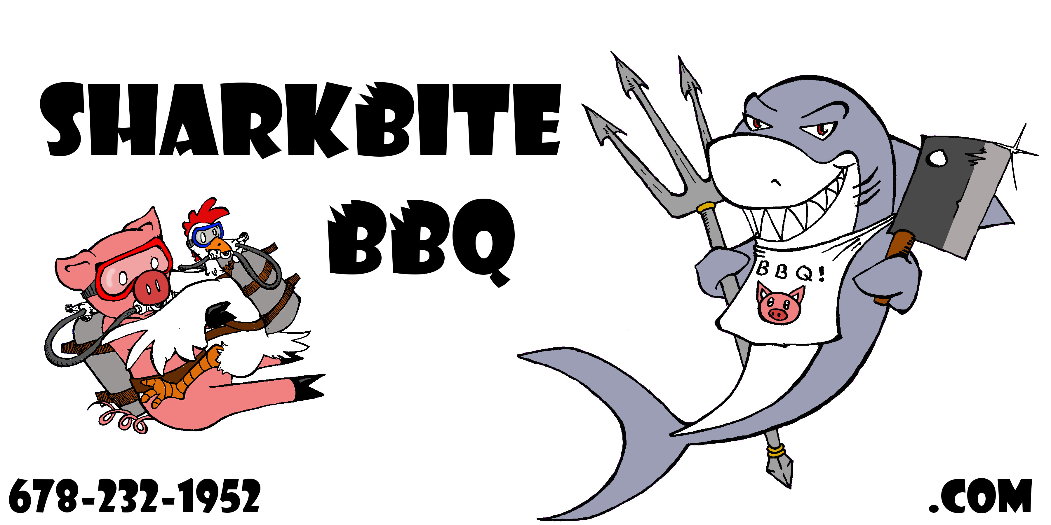 cartoon shark bite