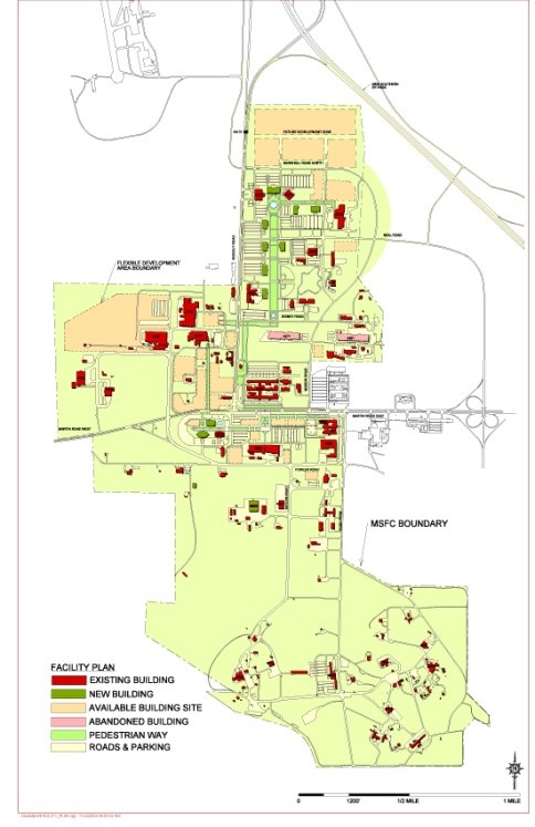 marshall space flight center building map