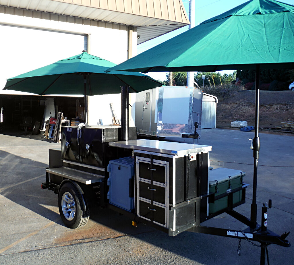 mobile bbq trailers