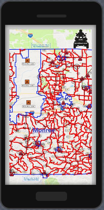 Juneau County Atv Trail Map Juneau County