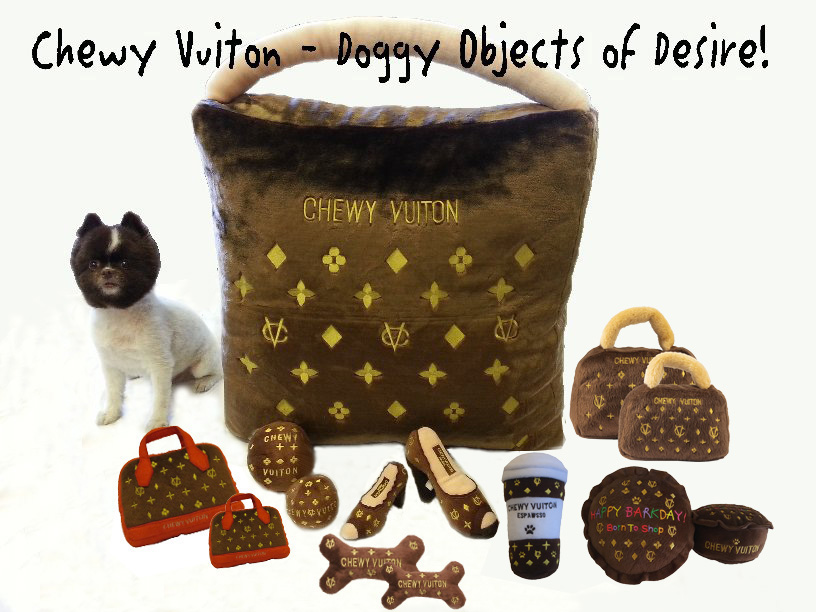 Posh Pooch: Louis Vuitton Chew Toy Purse