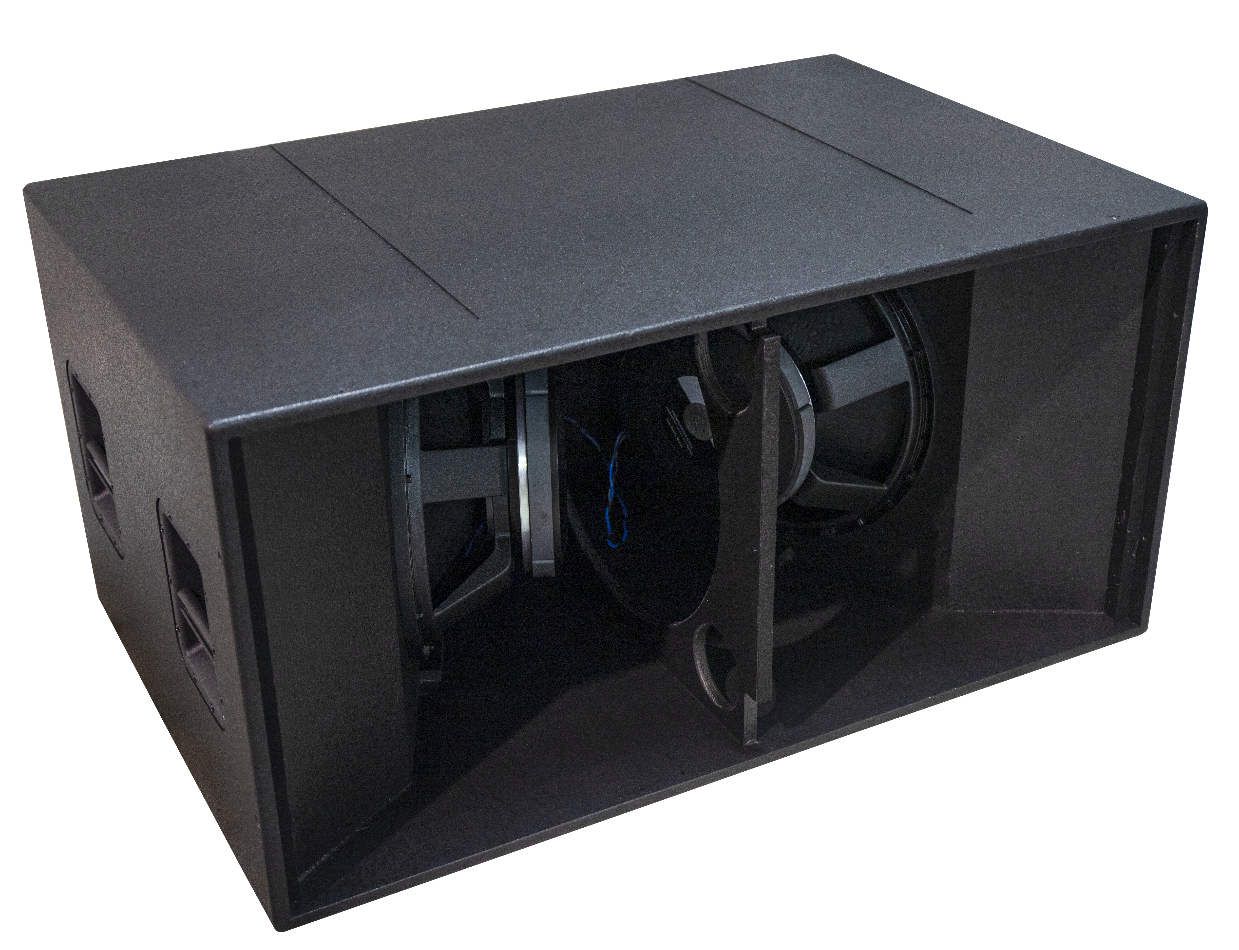 dual 18 inch subwoofer box