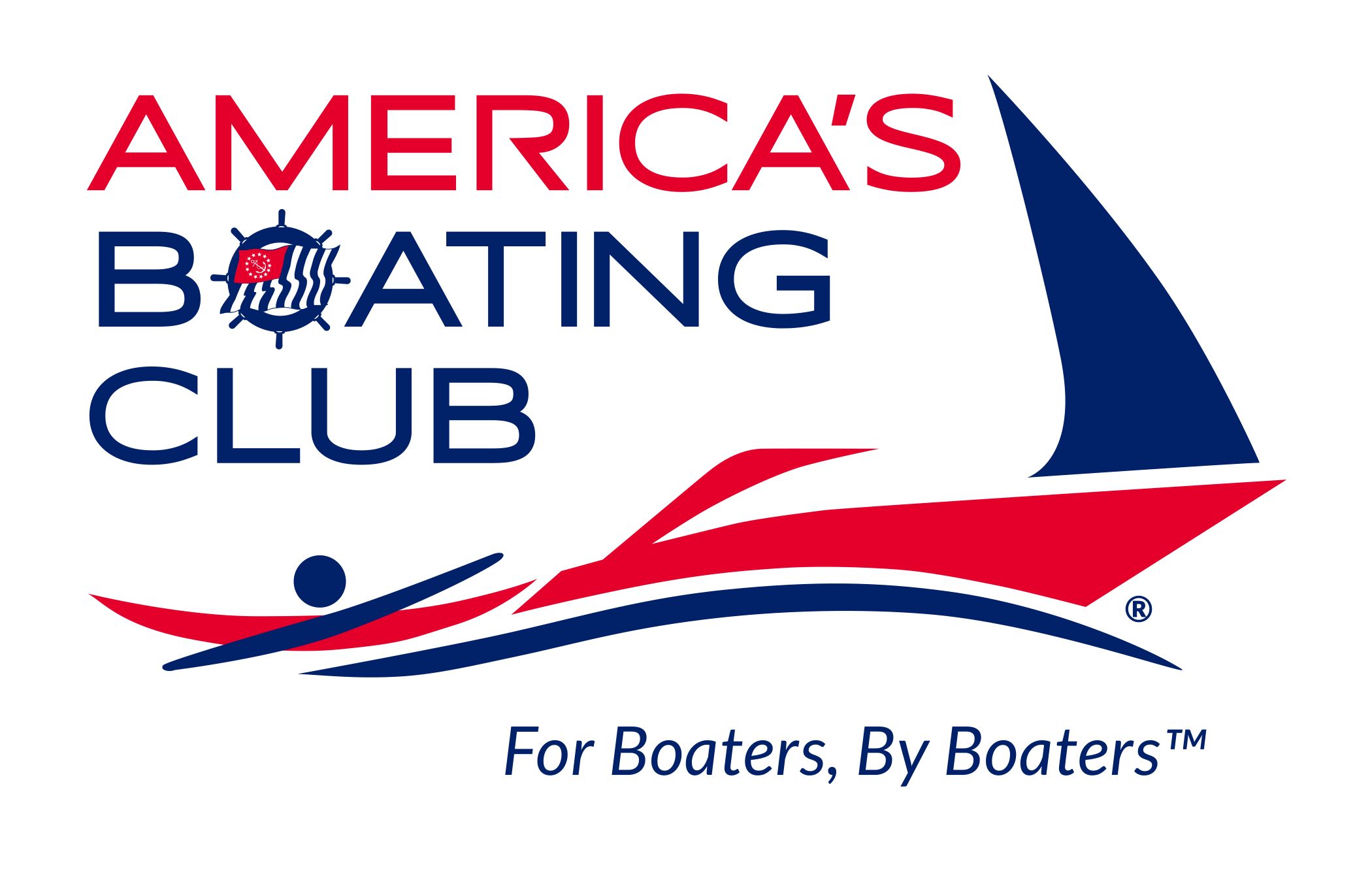 Logo for America's Boating Club with link to website