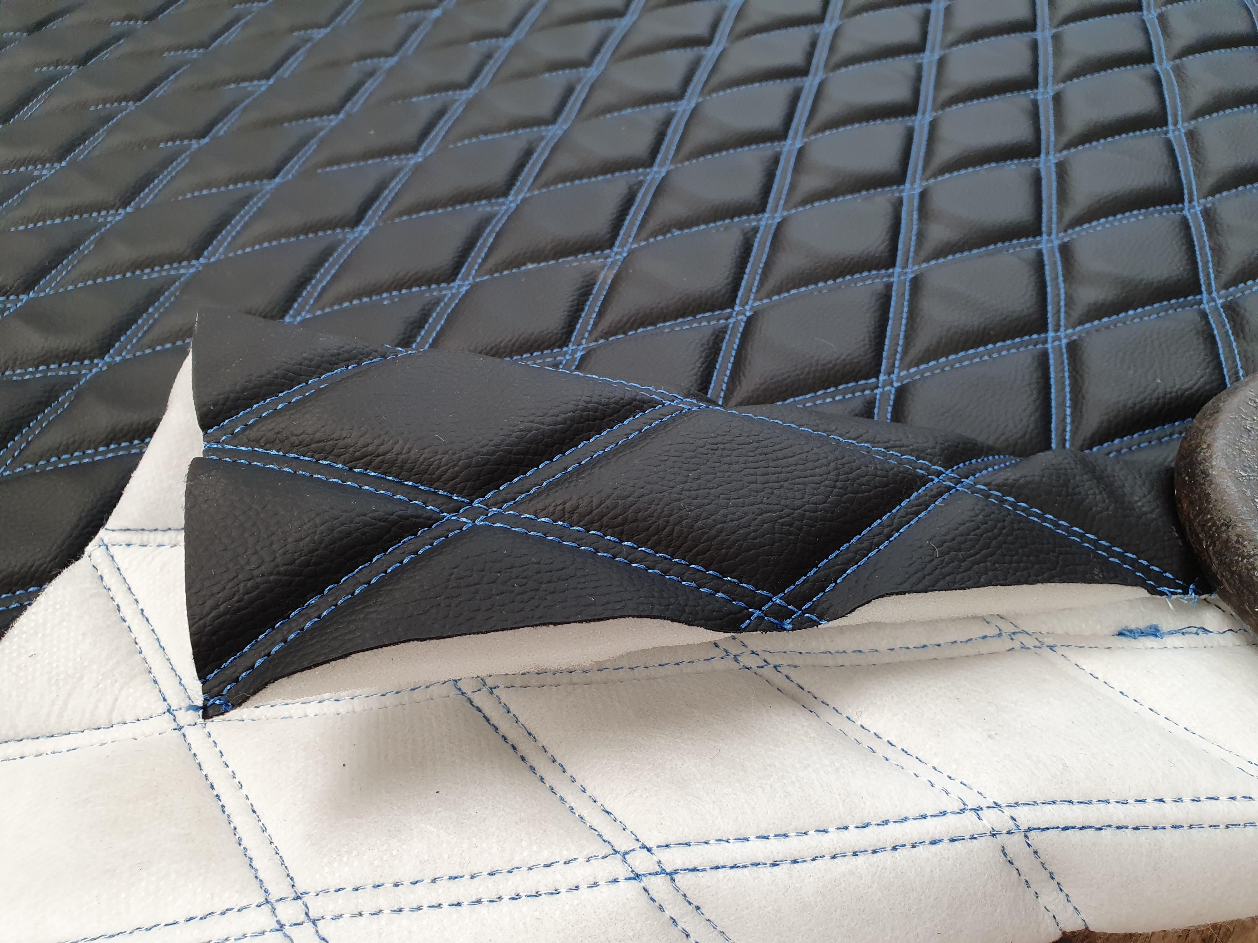 quilted faux leather fabric