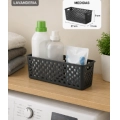 Cesto Organizador Quadratta 27x12x12cm Chumbo - PRMT4765
