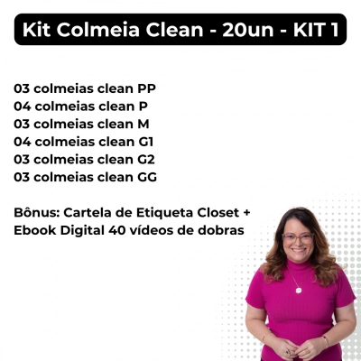 Kit Colmeia Organizadora Clean - 20un - KIT1