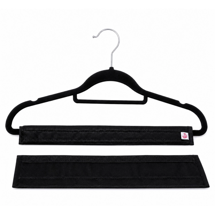 Tira Vinco para Cabide em TNT Preto - 35cm com 2 peças  - TVTNP001