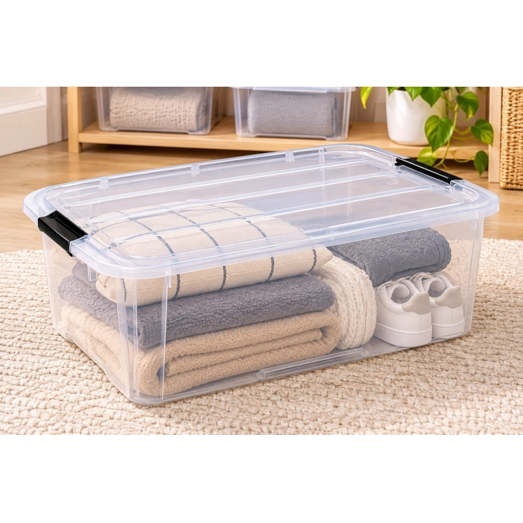 Caixa Organizadora Transparente Top Box 30 lts 57x39x21cm - MLTB1390