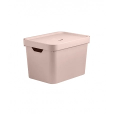 Caixa Organizadora Cube 18L Com Tampa 36x27x24,5cm Rosa OUCC450RSDF Caixa Organizadora Cube 18L Com Tampa 36x27x24,5cm Rosa OUCC450RSDF