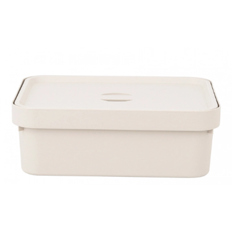 Caixa Organizadora Cube 10.5L Com Tampa 36,5x27,5x13cm Bege OUCC350BGF
