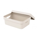Caixa Organizadora Cube 10.5L Com Tampa 36,5x27,5x13cm Bege OUCC350BGF