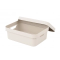 Caixa Organizadora Cube 10.5L Com Tampa 36,5x27,5x13cm Bege OUCC350BGF