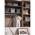 Caixa Organizadora Cube 18L Com Tampa 36x27x24,5cm Preto OUCC450PTF