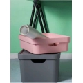 Caixa Organizadora Cube 18L Com Tampa 36x27x24,5cm Preto OUCC450PTF